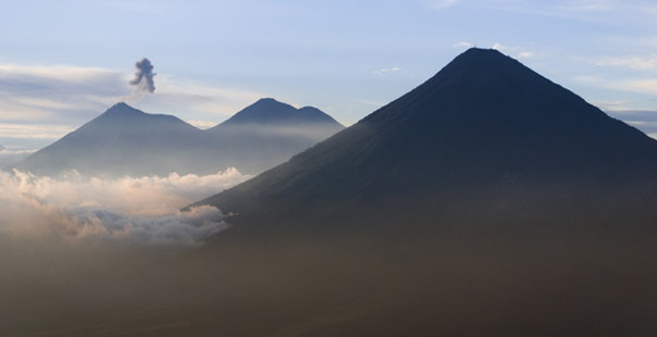 Volcan Acatenango and Volcan Fuego, Guatemala